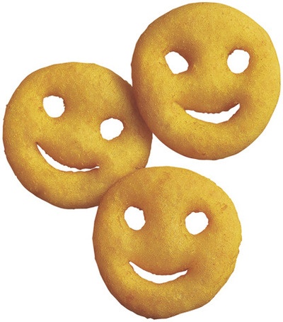 smiley potatoes